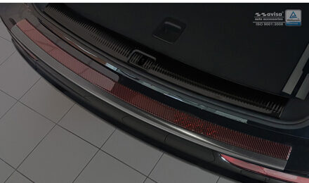 RVS Achterbumperprotector 'Deluxe' passend voor Audi Q5... Zwart