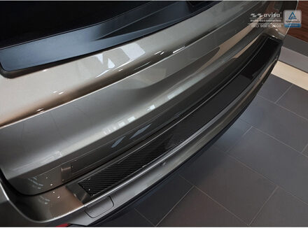 RVS Achterbumperprotector 'Deluxe' passend voor BMW X5 (F15)... Zwart