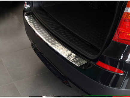 RVS Achterbumperprotector passend voor BMW X3 2010-2014 'Ribs'