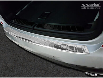 RVS Achterbumperprotector passend voor BMW X3 (G01) 2017- excl. M-Pakket 'Ribs'