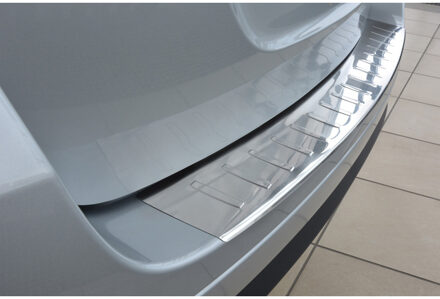 RVS Achterbumperprotector passend voor Dacia Logan MCV 2013- 'Ribs'