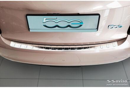 RVS Achterbumperprotector passend voor Fiat 500e Berlina...