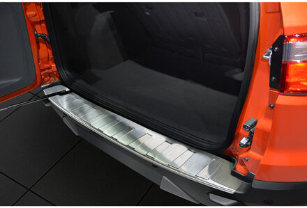 RVS Achterbumperprotector passend voor Ford Ecosport II 2012- 'Ribs'