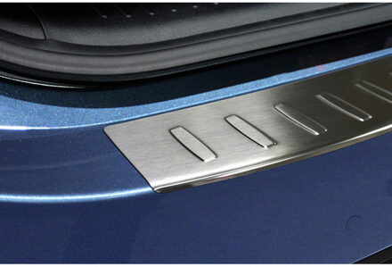 RVS Achterbumperprotector passend voor Kia Carens 2012- 'Ribs'