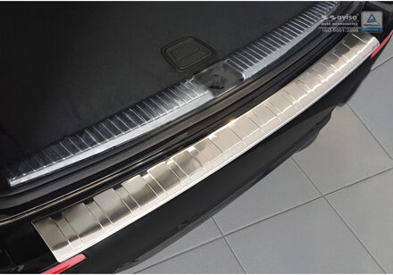 RVS Achterbumperprotector passend voor Mercedes E-Klasse W213 Kombi 2016- 'Ribs'