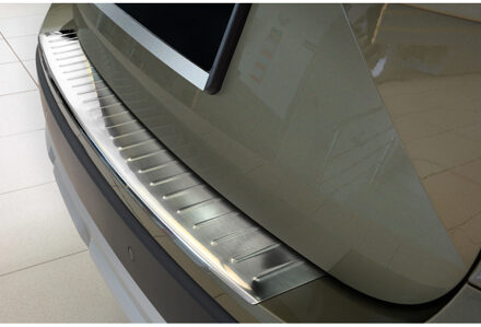 RVS Achterbumperprotector passend voor Skoda Yeti 2013- 'Ribs'