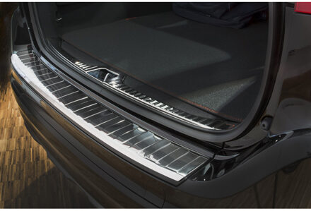 RVS Achterbumperprotector passend voor Volvo XC60 2013-2016 'Ribs'