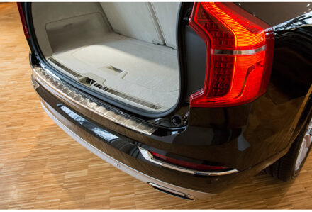 RVS Achterbumperprotector passend voor Volvo XC90 2015- 'Ribs'