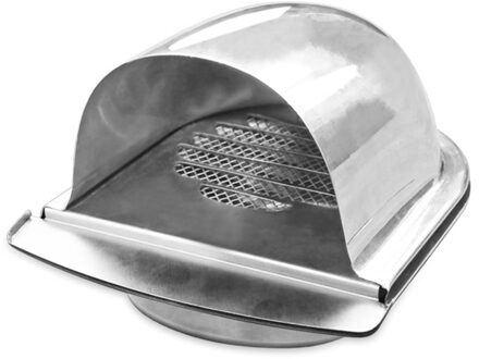 Rvs Afzuigkap N Externe Extractor Muur Vent Outlet Air Vent Grill Cover Voor Ventilatie (100Mm)