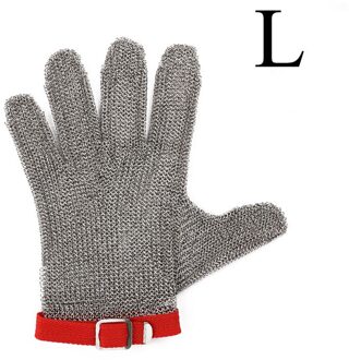 Rvs Anti Cut Handschoenen Voedsel Verwerking Glas Snijden Guantes Corte Wearable Roest Niet Cut Proof Handschoenen