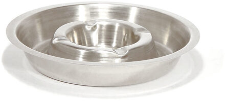 RVS asbak rond 16 cm - Hotelasbak - Horeca/terras/tafel asbakken