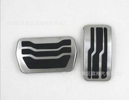 Rvs Auto Pedaal Pads Pedalen Cover voor Ford C-Max CMax S-Max MK2 ~ accessoires wit