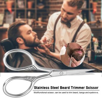 Rvs Baard Trimmer Schaar Mini Size Wenkbrauw Baard Trimmer Bang Snijden Schaar Styling Tools Voor Kapper Thuisgebruik