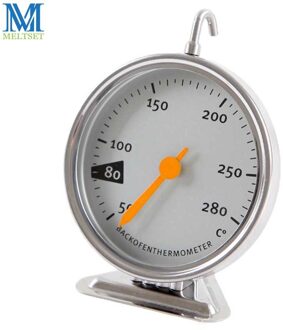 Rvs Bakken Gereedschap Keuken Oven Thermometer Voedsel Vlees Dial Oven Gewijd Mechanische Bakken Thermometer 50-280 Graden