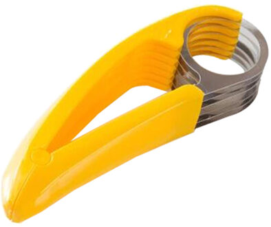 Rvs banana cutter fruit Groente worst Slicer Salade Ijscoupes gereedschap kookgerei Keuken Accessoires gadgets28