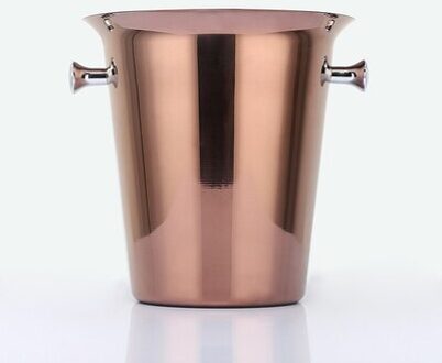 Rvs Bar Ijsemmer Twee Handgrepen Champagne Emmer Gouden Wijn Emmer Spit Wijn Vat Container Ktv Club Bar tool 5L1