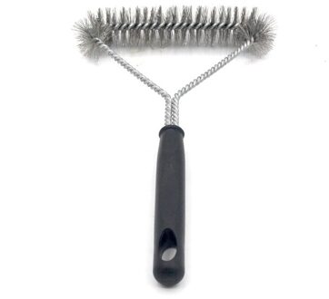 Rvs Barbecue Grill Reinigingsborstel Draad Cleaner Outdoor Bbq Clean Tool Accessoires Met Handvat