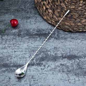 Rvs Bartending Lepel Huishoudelijke Diy Cocktail Bartending Lepel Koffie Roeren Lepel Bar Gereedschap Bar