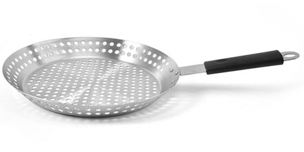 Rvs Bbq Grill Netto Gebraden Mesh Non-stick Vlees Groente Bakken Pan Outdoor Camping Picknick Barbecue Pannenkoeken Mand