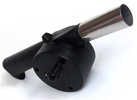 Rvs BBQ Hand Ventilator Handmatig Outdoor Barbecue Fan Air Blower Voor Barbecue Fire Picknick Camping Outdoor Tool
