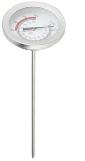 Rvs Bbq Smoker Pit Grill Bimetaal Thermometer Temp Gauge Met Dual Gage 500 Graden Koken Gereedschap