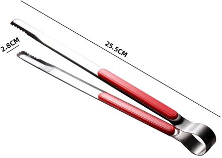 Rvs Bbq Tang Barbecue Voedsel Clip Ijs Tong Vlees Salade Toast Brood Klem Salade Keuken Accessoires Gereedschap