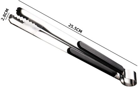 Rvs Bbq Tang Barbecue Voedsel Clip Ijs Tong Vlees Salade Toast Brood Klem Salade Keuken Accessoires Gereedschap