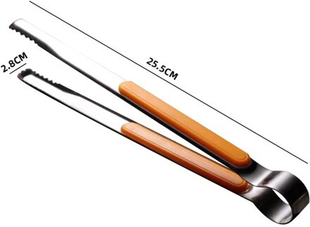 Rvs Bbq Tang Barbecue Voedsel Clip Ijs Tong Vlees Salade Toast Brood Klem Salade Keuken Accessoires Gereedschap