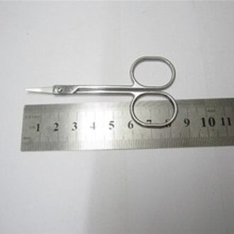 Rvs Beauty Mini Kleine Bocht blade Wenkbrauw Wimper schaar Trimmer Make Cosmetische Tool shear trim manicure