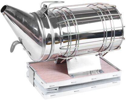 Rvs Bee Hive Roker Gegalvaniseerd Ijzer Met Hitteschild Bescherming Bijenteelt Tool Bijenteelt Apparatuur