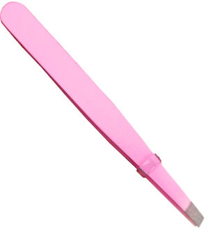 Rvs Bevel Pincet Wenkbrauw Wimper Kam Clip Makeup Tools Schoonheid Schaar Platte Tip Ontharing Cosmetische Schoonheid TSLM2 01