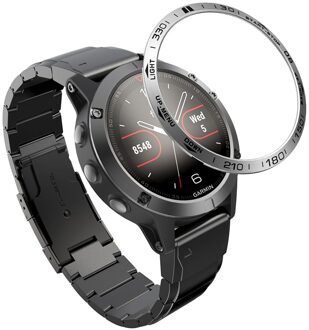 Rvs Bezel Ring Cover Voor Garmin Fenix 5/5 Plus Bezel Styling Case Cover Anti-Kras Bescherming Frame B4