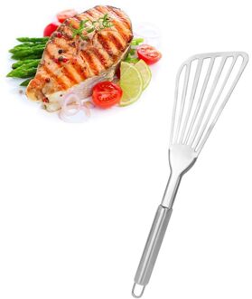 Rvs Brede Gebakken Vis Spatels Steak Schop Vis Turner Ingelaste Afgeschuinde Keuken Kookgerei