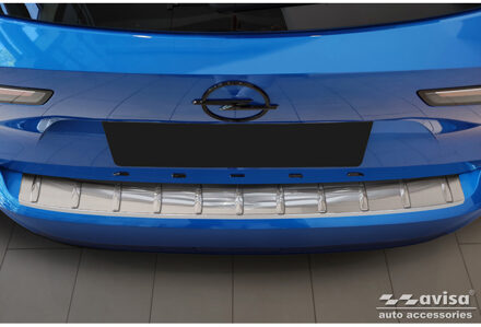 RVS Bumper beschermer passend voor Opel Astra L Sportstourer 2022- 'Ribs' AV235589