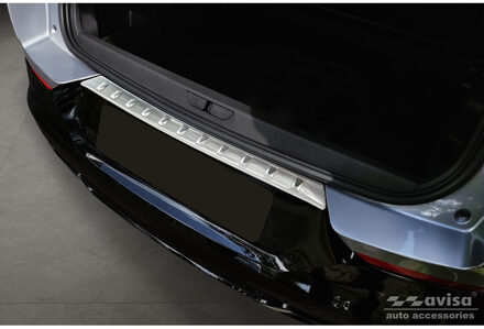 RVS Bumper beschermer passend voor Opel Grandland X Facelift 2021- 'Ribs' AV235591