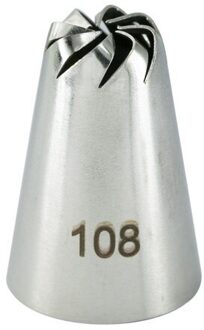 Rvs Cake Piping Nozzles Russische Piping Tips 108L 108 Voor Kiezen
