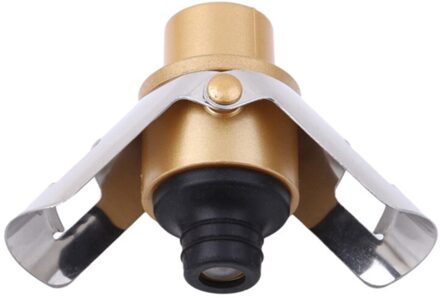 Rvs Champagne Kurk Draagbare Sluitmachine Bar Stop Wijn Kurk Mousserende Wijn Champagne Cap goud