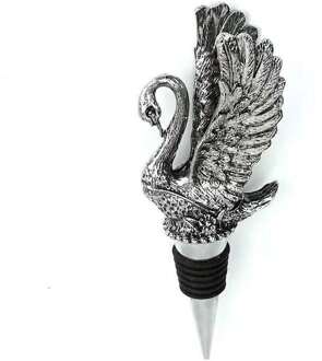 Rvs Champagne Wijn Stopper Voor Fles Bier Drank Kurk Vacuüm Bruiloft Gunst Keuken Gereedschap Bar Accessoires zwaan