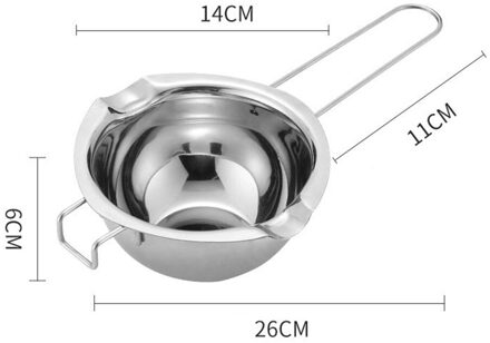 Rvs Chocolade Boter Kaas Smelten Pot Pan Makkelijk Schoon Keuken Melk Kom Boiler Warmte Isolatie Koken Accessoires