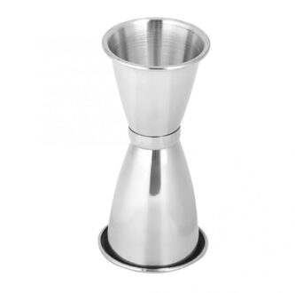 Rvs Cocktail Jigger Dubbele Kop Maatbeker Ounce Alcohol Maatbeker Bar Shaker Tool Bar Accessoires 45ml