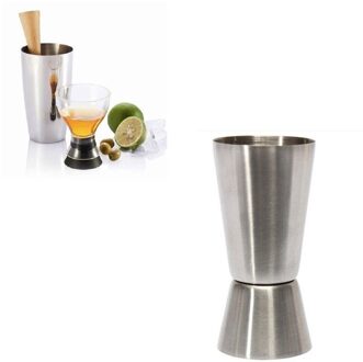 Rvs Cocktail Meten Jigger Dubbele Jigger Meten Shot Drink Geest Meet Cup Bar Accessoires Bar Tools45 #