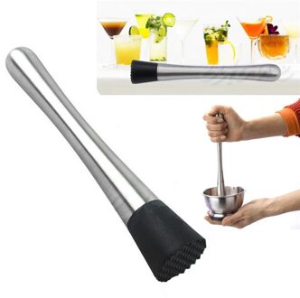 Rvs Cocktail Muddler Bar Mixer Bar Mojito Cocktail Diy Drinken Fruit Muddler Ice Bar Drinken Bar Tool