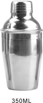 Rvs Cocktail Shaker Bar Boston Martini Cocktail Wijn Mixer Party Bar Gereedschap 250/350/550/750ml 350ML