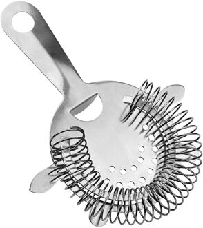 Rvs Cocktail Shaker Filter Gadgets Ice Zeef Bar Gereedschap