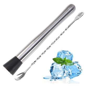 Rvs Cocktail Shaker Set 6 Stuk Martini Shaker, Drink Shaker, Barman Kit Met Meten Jigger, menglepel 1