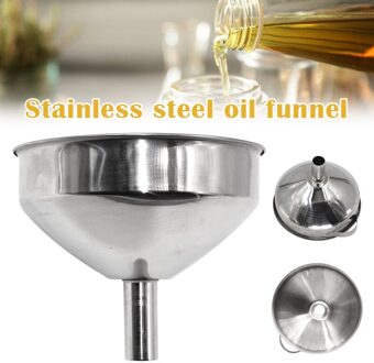 Rvs Cone Trechter Giet Olie Vloeistof Trechter Hopper Keuken Thuis Tool In Voorraad