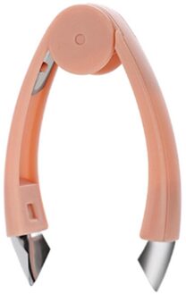 Rvs Cutter Praktische Zaad Remover Ananas Eye Dunschiller Fruit Groente Wortel Tomaat Pincet Home Kitchen Tool Roze