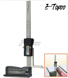 Rvs Digitale Hoogte Gauge 0-150 Mm/6 "Plastic Schuifmaat Elektronische Houtbewerking Meting Tool Met Magnetische base stainless