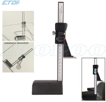 Rvs Digitale Hoogte Gauge 0-150 Mm/6 "Plastic Schuifmaat Elektronische Houtbewerking Meting Tool Met Magnetische base