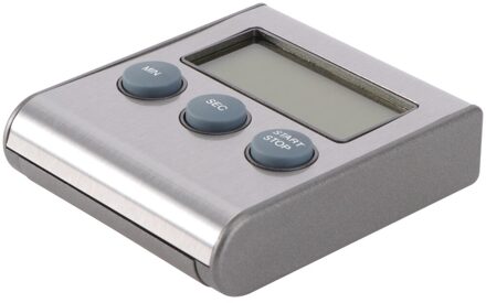 Rvs Digitale Kookwekker Professionele Minuut Tweede Tellen En Countdown Timers Voor Koken Sport Games (Zonder